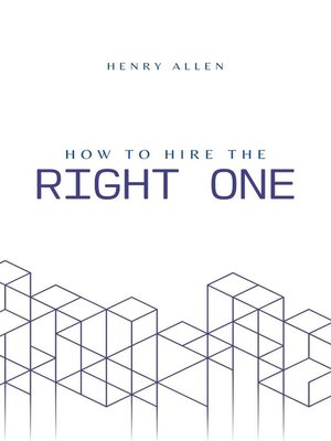 cover image of How to Hire the Right One